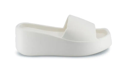 Cloud Flatform One Piece Slider White / Au Ladies 5-6 Eu 36-37 Shoes