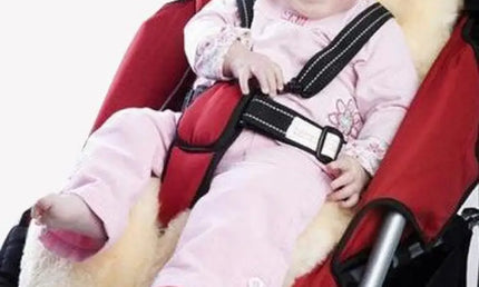 Cozy Traveler-Natural Australian Lambskin Stroller Liner Baby & Toddler
