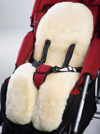 Cozy Traveler-Natural Australian Lambskin Stroller Liner Baby & Toddler