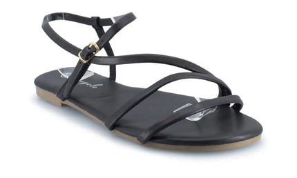 Sash Flat Strappy Sandal Shoes