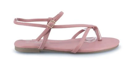 Sun Flat Strappy Thong Sandal Pink / Au Women 6 Eu 37 Uk 4 Shoes