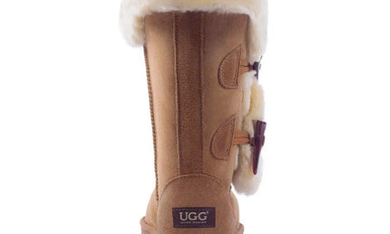 Auzland, Mid Bailey, Designer 2 Button UGG Boot, Water Resistant - UGG Comfort Me