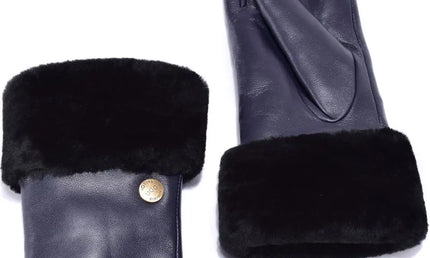 Auzland UGG, Women Classic Leather Gloves, Wool Lining - UGG Comfort Me